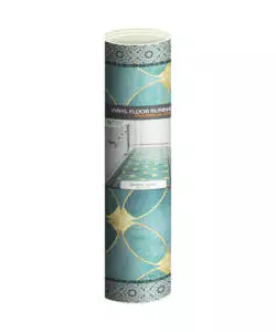 PASSATOIA IN VINILE "RUNNER" FANTASIA "GREEN GOLD", 180X50 CM