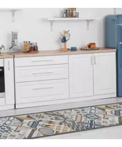PASSATOIA IN VINILE "RUNNER" FANTASIA "CEMENT TILES", 180X50 CM
