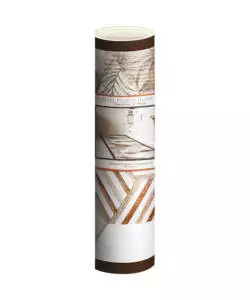 PASSATOIA IN VINILE "RUNNER" FANTASIA "TROPICAL HEXAGONS", 180X50 CM