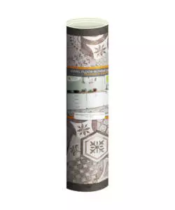 PASSATOIA IN VINILE "RUNNER" FANTASIA "HEXAGONAL GREEN TILES", 180X50 CM