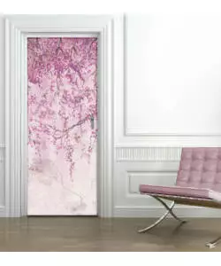 RIVESTIMENTO PER PORTA IN VINILE FANTASIA "PURPLE RAIN", 210X83 CM