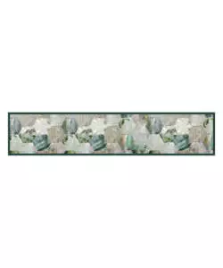 PASSATOIA IN VINILE "RUNNER" FANTASIA "TROPICAL COMPOSITION", 240X50 CM
