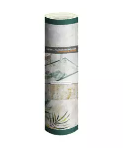 PASSATOIA IN VINILE "RUNNER" FANTASIA "TROPICAL COMPOSITION", 240X50 CM