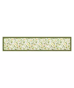 PASSATOIA IN VINILE "RUNNER" FANTASIA "EMERALD RAMAGE", 240X50 CM