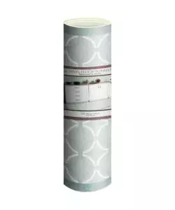 PASSATOIA IN VINILE "RUNNER" FANTASIA "OLD STYLE GREEN", 240X50 CM