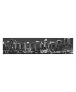 PARASCHIZZI ADESIVO DA CUCINA FANTASIA "SKYLINE", 260X60 CM