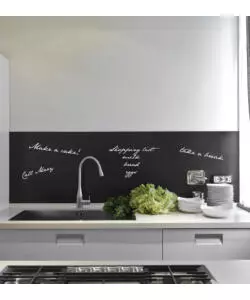 PARASCHIZZI ADESIVO DA CUCINA FANTASIA "LAVAGNA", 300X60 CM