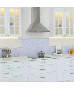 PARASCHIZZI DA CUCINA IN ALLUMINIO FANTASIA "MARBLE", 84X60 CM