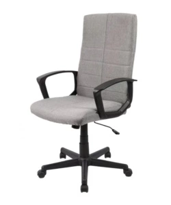 SEDIA DA UFFICIO BELLAHOME "MONTREAL" CON BRACCIOLI GRIGIA, 59X65X99/109 CM