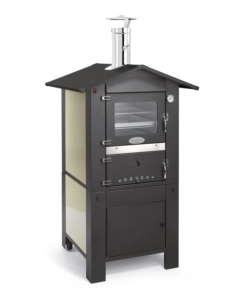 FORNO PIZZA A LEGNA FONTANA "ITALIA" COLORE ANTRACITE 1 PIZZA