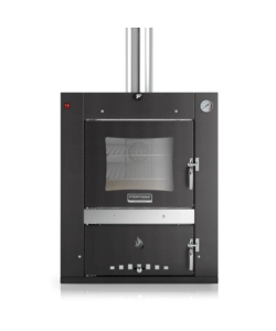 FORNO PIZZA A LEGNA AD INCASSO FONTANA "PEOPLE" COLORE ANTRACITE 1 PIZZA