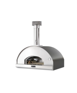 FORNO PIZZA A LEGNA FONTANA "MANGIAFUOCO" COLORE ANTRACITE 4 PIZZE