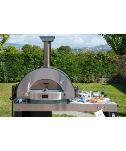 FORNO PIZZA A GAS ALFA "CLASSICO" COLORE NERO 2 PIZZE