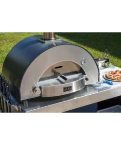 FORNO PIZZA A GAS ALFA "CLASSICO" COLORE NERO 2 PIZZE
