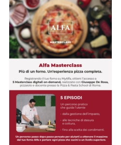 FORNO PIZZA A GAS ALFA "CLASSICO" NERO 2 PIZZE