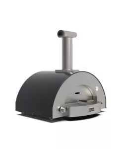 FORNO PIZZA A GAS ALFA "CLASSICO" COLORE NERO 4 PIZZE