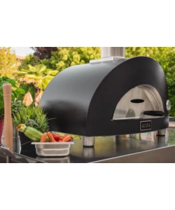 FORNO PIZZA A LEGNA ALFA "MODERNO" COLORE NERO 1 PIZZA