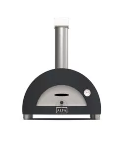 FORNO PIZZA A LEGNA ALFA "MODERNO" COLORE NERO 1 PIZZA