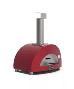 FORNO PIZZA A LEGNA ALFA "MODERNO" COLORE ROSSO 1 PIZZA