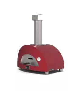 FORNO PIZZA A LEGNA ALFA "MODERNO" COLORE ROSSO 1 PIZZA