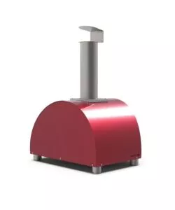 FORNO PIZZA A LEGNA ALFA "MODERNO" COLORE ROSSO 1 PIZZA