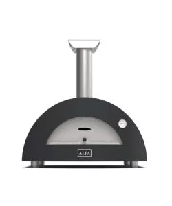 FORNO PIZZA A LEGNA ALFA "MODERNO" COLORE NERO 2 PIZZE