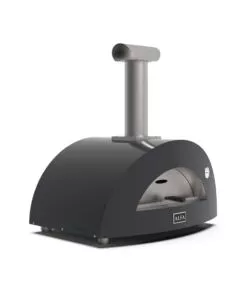 FORNO PIZZA A LEGNA ALFA "MODERNO" COLORE NERO 2 PIZZE