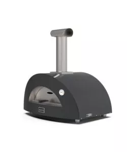 FORNO PIZZA A LEGNA ALFA "MODERNO" COLORE NERO 2 PIZZE