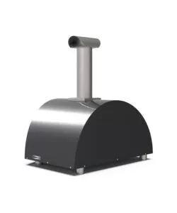 FORNO PIZZA A LEGNA ALFA "MODERNO" COLORE NERO 2 PIZZE