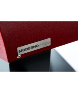FORNO PIZZA A LEGNA ALFA "MODERNO" COLORE ROSSO 2 PIZZE
