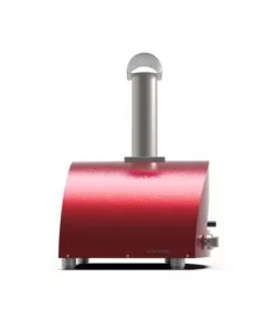 FORNO PIZZA A GAS ALFA "MODERNO" COLORE ROSSO 2 PIZZE