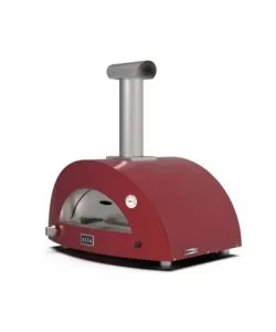 FORNO PIZZA A GAS ALFA "MODERNO" COLORE ROSSO 2 PIZZE