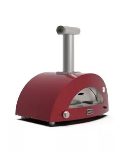 FORNO PIZZA A GAS ALFA "MODERNO" COLORE ROSSO 2 PIZZE