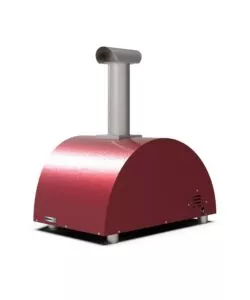 FORNO PIZZA A GAS ALFA "MODERNO" COLORE ROSSO 2 PIZZE