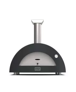 FORNO PIZZA A LEGNA ALFA "MODERNO" COLORE NERO 3 PIZZE