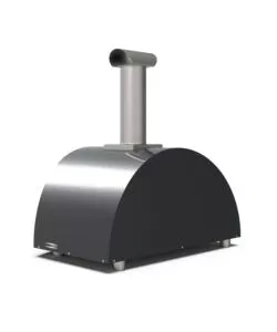 FORNO PIZZA A LEGNA ALFA "MODERNO" COLORE NERO 3 PIZZE