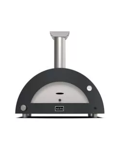 FORNO PIZZA A GAS ALFA "MODERNO" NERO 3 PIZZE