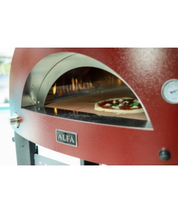 FORNO PIZZA A GAS ALFA "MODERNO" ROSSO 3 PIZZE