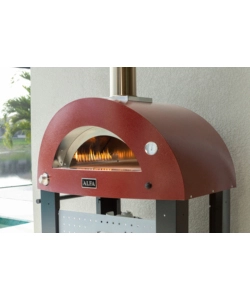 FORNO PIZZA A GAS ALFA "MODERNO" ROSSO 3 PIZZE