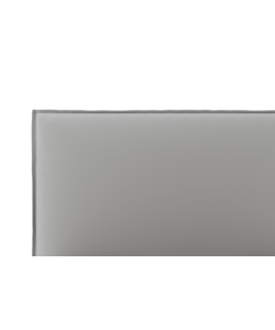 LETTO PIAZZA E MEZZA CONTENITORE "ZOOM" IN ECOPELLE GRIGIO 120X190 CM