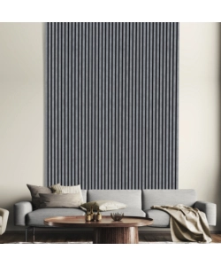 RIVESTIMENTO MURALE FONOASSORBENTE KIMONO "PREMIUM" CEMENTO, 19X572,5X1200 MM