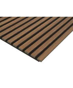RIVESTIMENTO MURALE FONOASSORBENTE KIMONO "PREMIUM" NOCE RIGATINO, 19X572,5X1200 MM