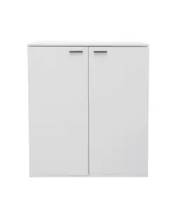 SCARPIERA 2 ANTE BELLAHOME CON ANTE SALVASPAZIO BIANCO 100X33,8X110 CM