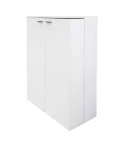 SCARPIERA 2 ANTE BELLAHOME CON ANTE SALVASPAZIO BIANCO 100X33,8X110 CM