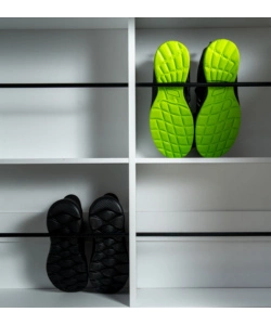 SCARPIERA 2 ANTE BELLAHOME CON ANTE SALVASPAZIO BIANCO 100X33,8X110 CM