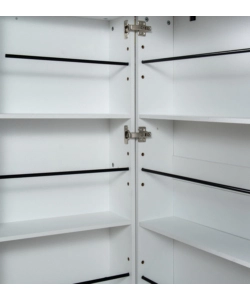 SCARPIERA 2 ANTE BELLAHOME CON ANTE SALVASPAZIO BIANCO 100X33,8X110 CM