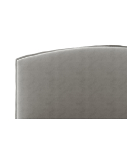 LETTO MATRIMONIALE CONTENITORE "MOON" IN TESSUTO PERLA 160X190 CM