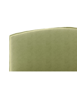 LETTO MATRIMONIALE CONTENITORE "MOON" IN TESSUTO VERDE 160X190 CM