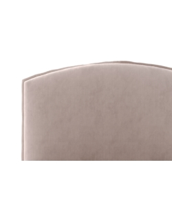 LETTO PIAZZA E MEZZA CONTENITORE "MOON" IN TESSUTO ROSA 120X190 CM