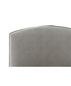 LETTO PIAZZA E MEZZA CONTENITORE "MOON" IN TESSUTO PERLA 120X190 CM